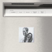 William en Kate Wedding Magneet (Insitu (Vaatwasser))