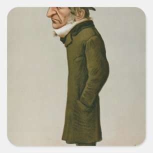 William Ewart Gladstone Vierkante Sticker