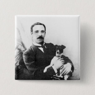 William Friese-Greene Vierkante Button 5,1 Cm