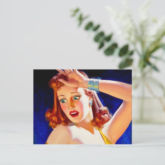 William Fulton Soare: Menace Pulp Hoesje Briefkaart (Staand voorkant)