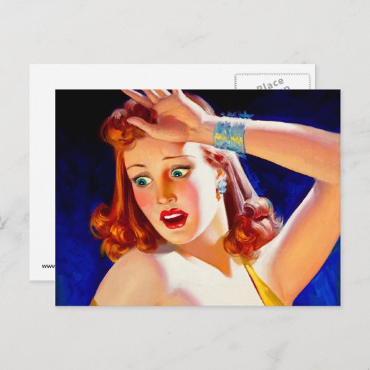 William Fulton Soare: Menace Pulp Hoesje Briefkaart (Voorkant / Achterkant)