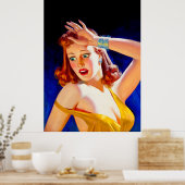 William Fulton Soare: Menace Pulp Hoesje Poster (Keuken)