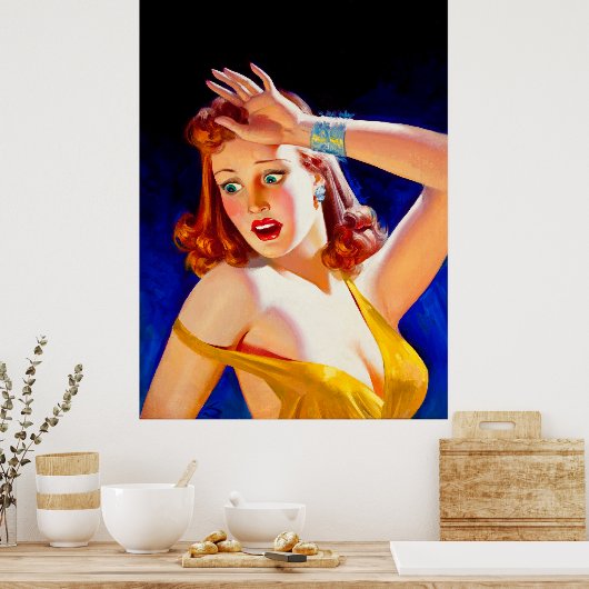 William Fulton Soare: Menace Pulp Hoesje Poster (Keuken)