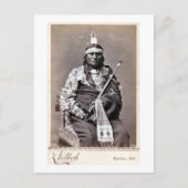 William Gilbert Gaul Native American Indian Briefkaart (Voorkant)