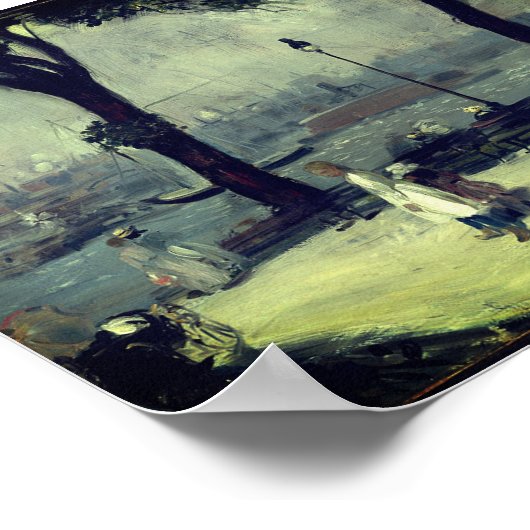 William Glackens - East River Park (ca. 1902) Poster (Hoek)