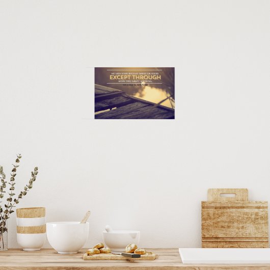 William Gladstone Inspirerend quote "Fouten" Poster (Keuken)