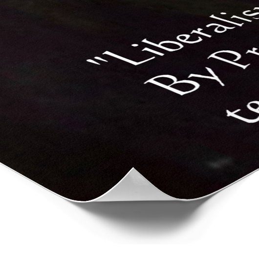 William Gladstone "Liberals & Conservative" Poster (Hoek)