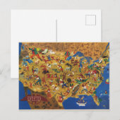 William Gropper's America - Cartoon Folklore Briefkaart (Voorkant / Achterkant)