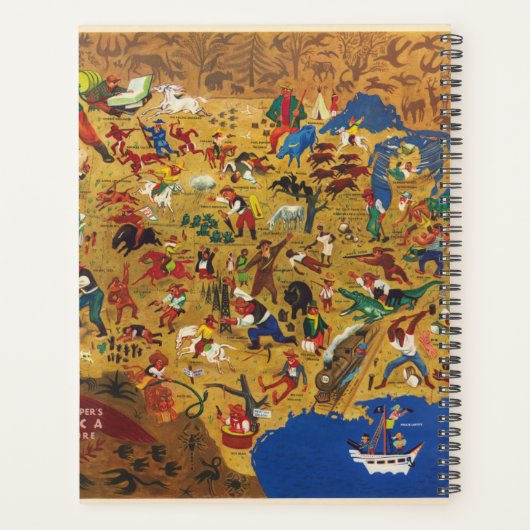 William Gropper's America - Cartoon Folklore Planner (Achterkant)