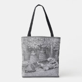 William H. Beard - Beer Stung by Bees Tote Bag (Achterkant)