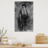 William H. Bonney, Billy Kid outlaw van het Amerik Poster (Keuken)