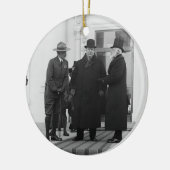William H. Taft, James Bryce & Archibald W. Butt Keramisch Ornament (Links)