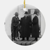 William H. Taft, James Bryce & Archibald W. Butt Keramisch Ornament (Achterkant)