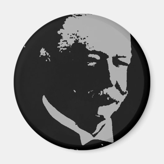 William H. Taft silhouet Magneet (Voorkant)