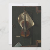 William Harnett De oude viool Kaart (Voorkant)