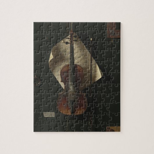 William Harnett De oude viool Legpuzzel (Verticaal)