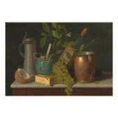 William Harnett - Just Dessert Foto Afdruk (Voorkant)