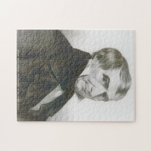 William Harrison 9th President of America. Legpuzzel (Horizontaal)