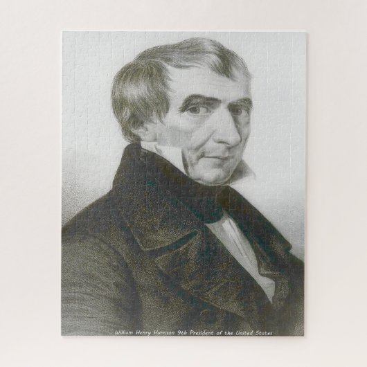 William Harrison 9th President of America. Legpuzzel (Verticaal)