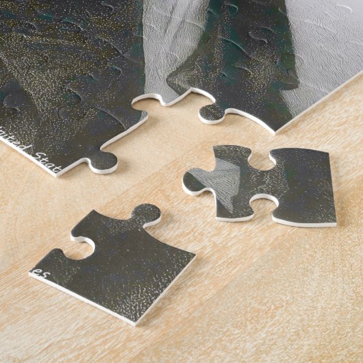 William Harrison 9th President of America. Legpuzzel (Zijkant)