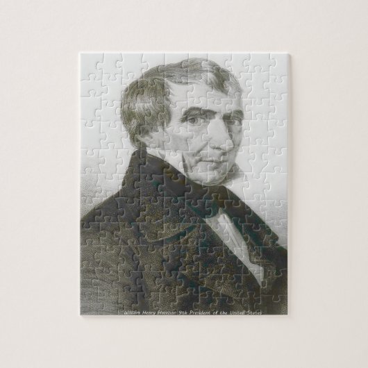 William Harrison 9th President of America. Legpuzzel (Verticaal)