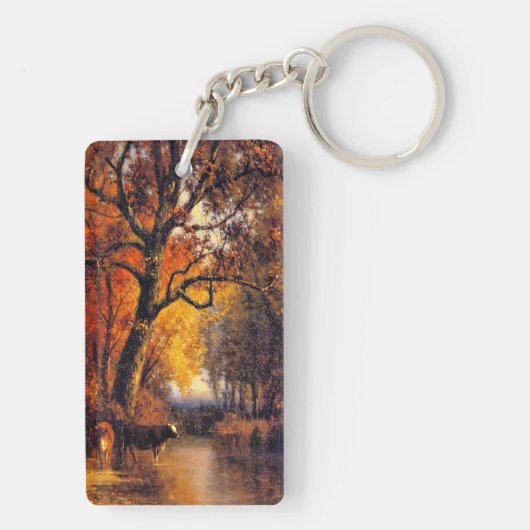 William Hart, The Winter's Edge, beeldende kunst Sleutelhanger (achterkant)