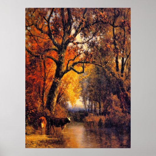 William Hart, The Winter's Edge, fijne kunst Poster (Voorkant)