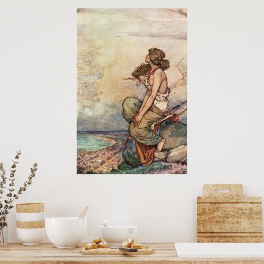 William Heath Robinson - Capetown Poster (Keuken)