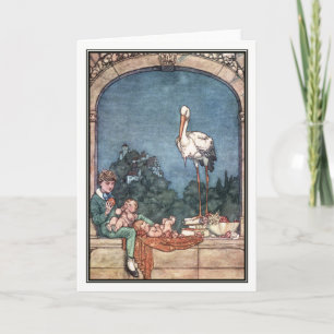 William Heath Robinson - de Ooievaars Aankondiging