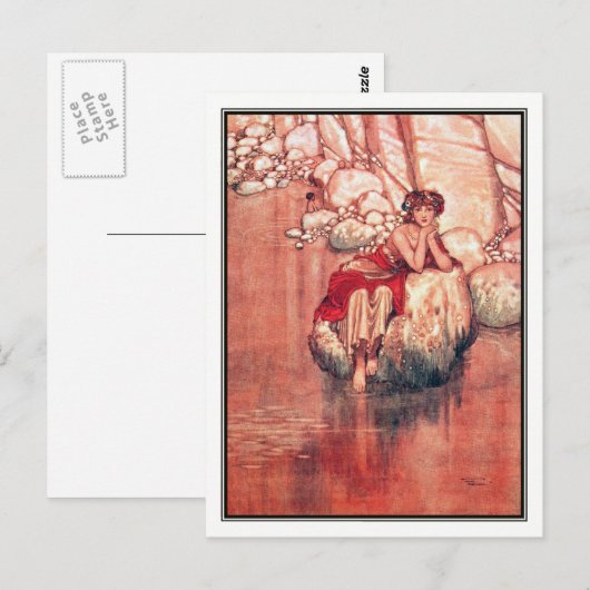 William Heath Robinson - De waterbaby's Briefkaart (Voorkant / Achterkant)