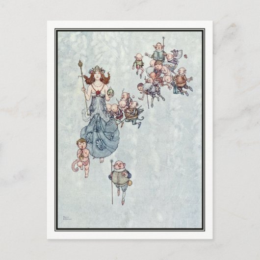 William Heath Robinson - Een droom van de midzomer Briefkaart (Voorkant)