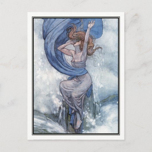 William Heath Robinson - Een lied van het Engels Briefkaart (Voorkant)