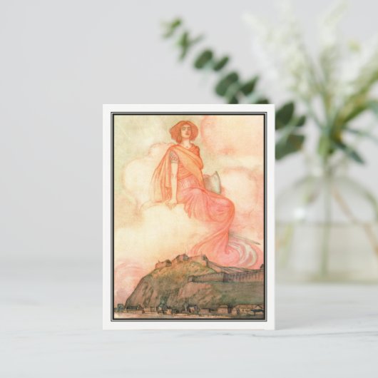 William Heath Robinson - Een lied van het Engels Briefkaart (Staand voorkant)