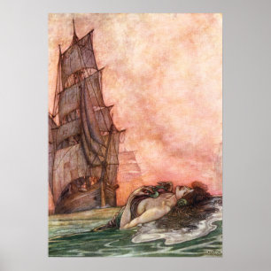 William Heath Robinson - Een lied van het Engels Poster