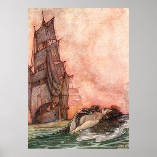 William Heath Robinson - Een lied van het Engels Poster (Voorkant)