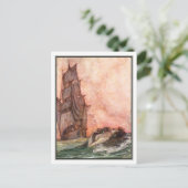 William Heath Robinson -  scheepskunst Briefkaart (Staand voorkant)