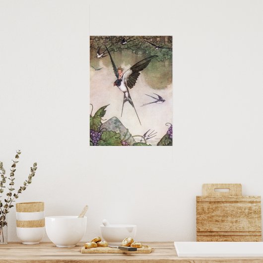 William Heath Robinson - Tommelise Poster (Keuken)