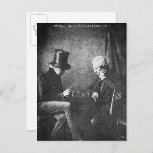 William Henry Fox Talbot Briefkaart (Voorkant / Achterkant)