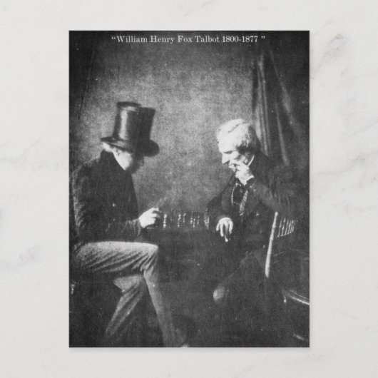 William Henry Fox Talbot Briefkaart (Voorkant)