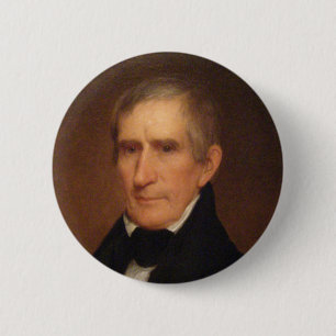 William Henry Harrison 9 Ronde Button 5,7 Cm