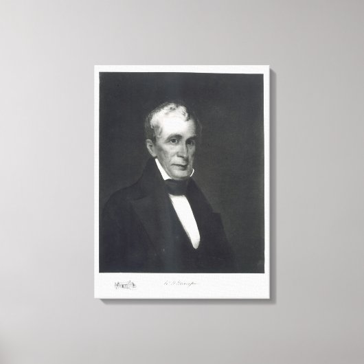 William Henry Harrison, 9e President van de Vereni Canvas Afdruk (Voorkant)