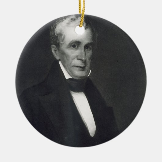 William Henry Harrison, 9e President van de Vereni Keramisch Ornament (Voorkant)