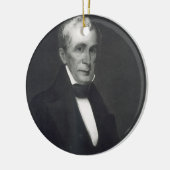 William Henry Harrison, 9e President van de Vereni Keramisch Ornament (Links)