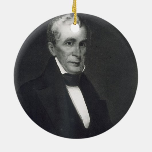 William Henry Harrison, 9e President van de Vereni Keramisch Ornament (Achterkant)