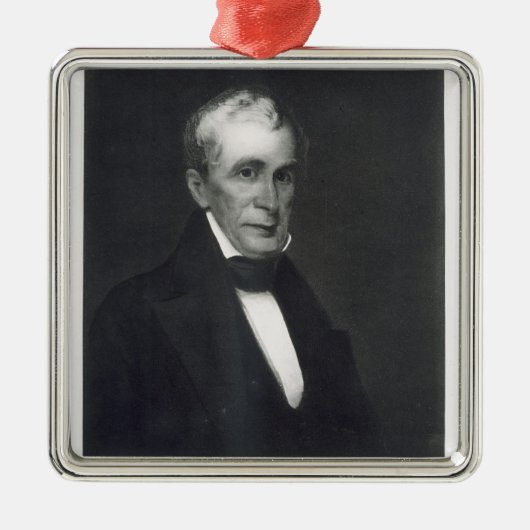 William Henry Harrison, 9e President van de Vereni Metalen Ornament (Voorkant)