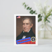 William Henry Harrison Baseball Card Briefkaart (Staand voorkant)