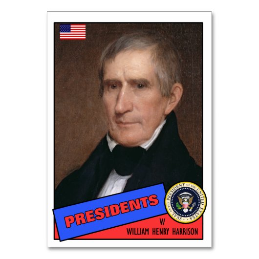 William Henry Harrison-honkaarten Kaart (Voorkant)