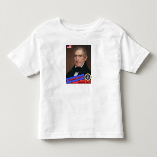 William Henry Harrison-honkaarten Kinder Shirts (Voorkant)