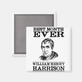 William Henry Harrison Magneet (Voorkant / Achterkant)