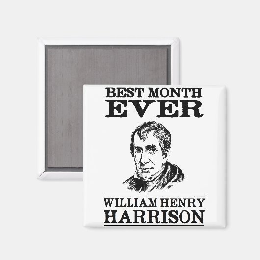 William Henry Harrison Magneet (Voorkant / Achterkant)